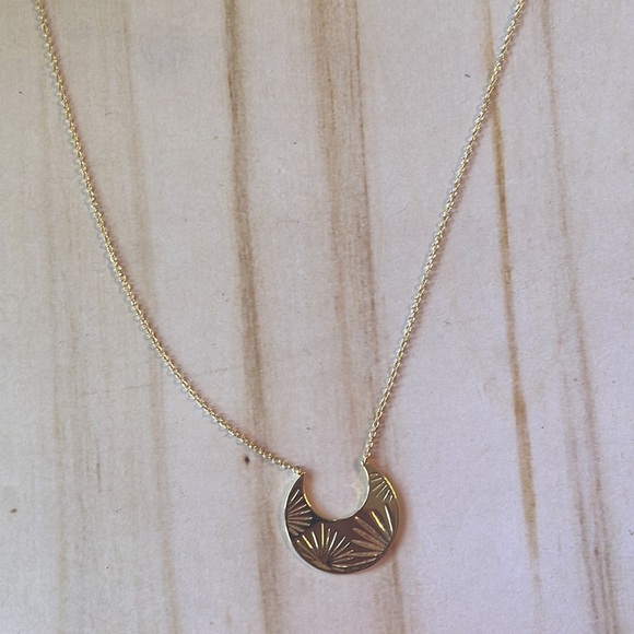 Gorjana Azul Crescent Necklace - Picture 5 of 9